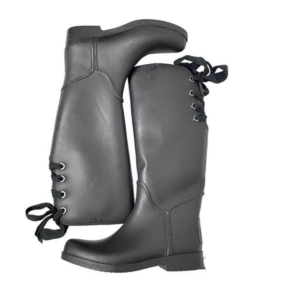 coach tristee rain boots size 9